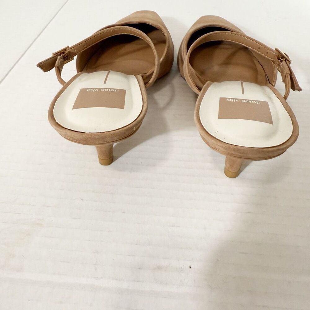Dolce Vita Morgen Women’s Toffee Suede Mary Jane Mule Sandal Size 7 - Picture 5 of 6
